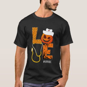 Camiseta LPN Enfermeira Ama Vida de Enfermeira Fantasia de