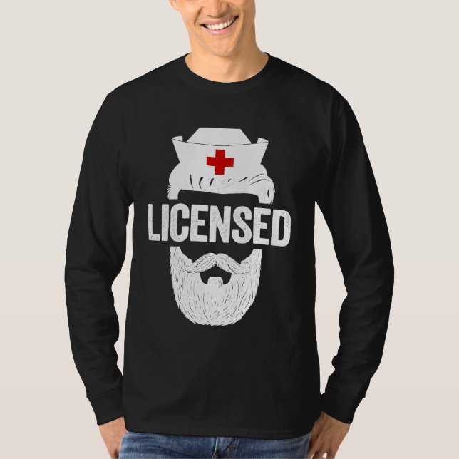 Camiseta LPN  For Men Licensed Male LPN Nurse (Frente)