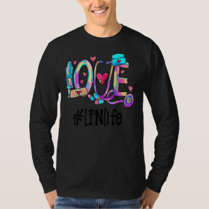 Camiseta Lpn Heartbeat Enfermeira Apreciação Tee