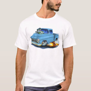Camiseta Lt 1957 do recolhimento de Chevy Azul