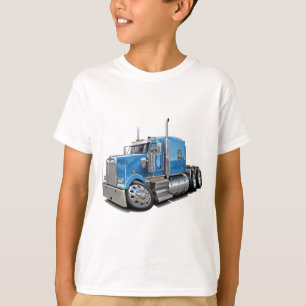 Camiseta Lt Azul Caminhão de Kenworth w900