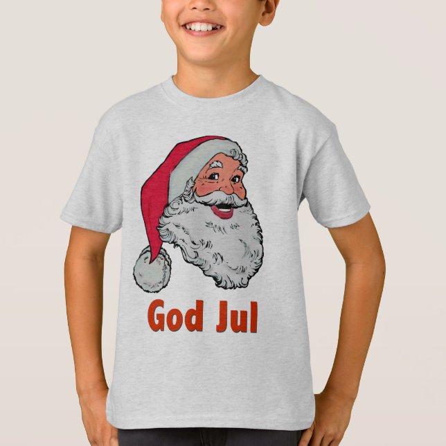 Camiseta Lt sueco/norueguês T-shirt do papai noel (Frente)