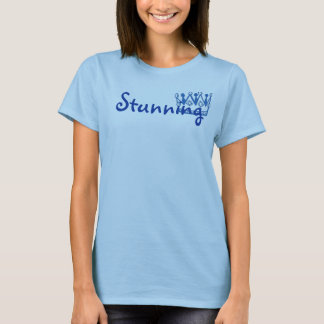 Camiseta Ltblue da coroa, impressionante