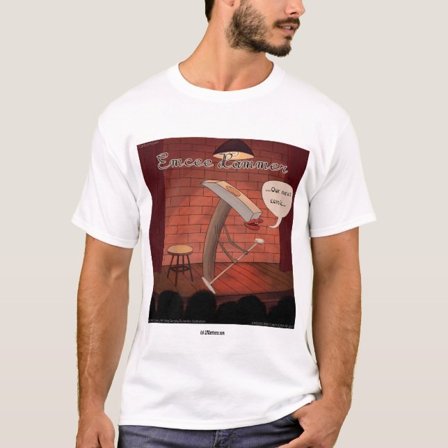Camiseta LTCartoons Ferramentas para Comediantes Comediante (Frente)
