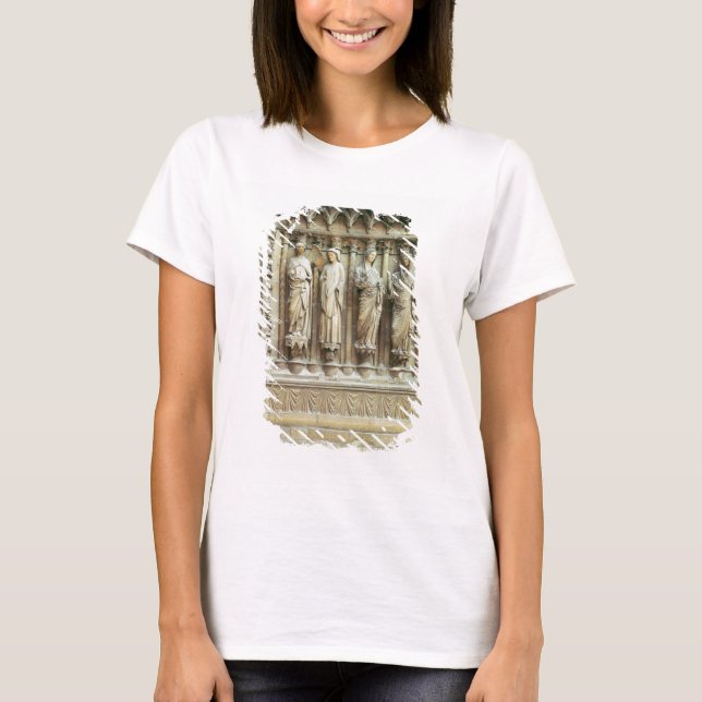 Camiseta (LtoR) Anúncio e Visitação, direito (Frente)