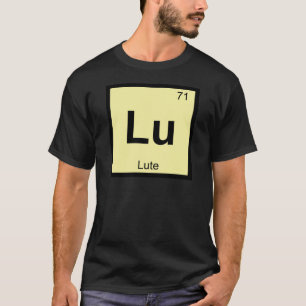 Camiseta Lu - Símbolo da Tabela Periódica Química da Música