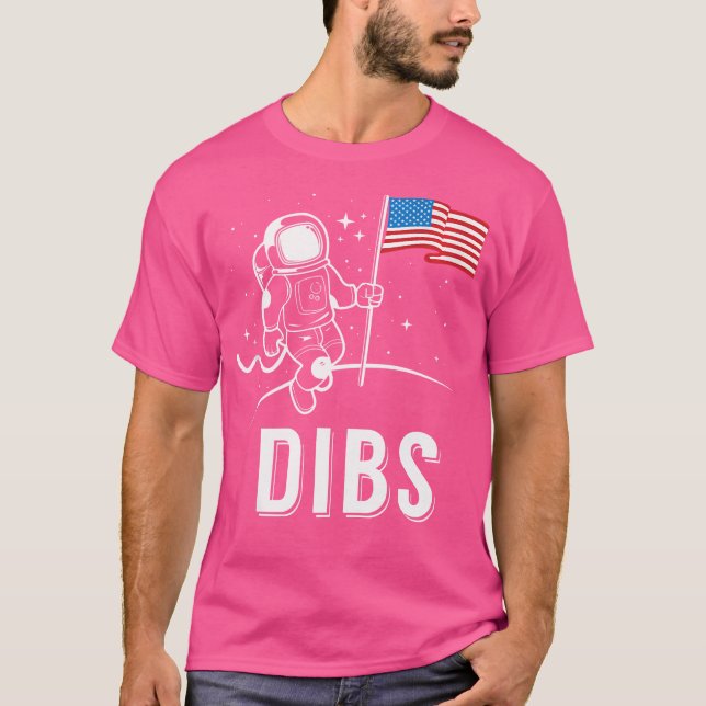 Camiseta Lua Americana Patriótica (Frente)
