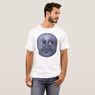 Camiseta Lua azul escuro - Emoji