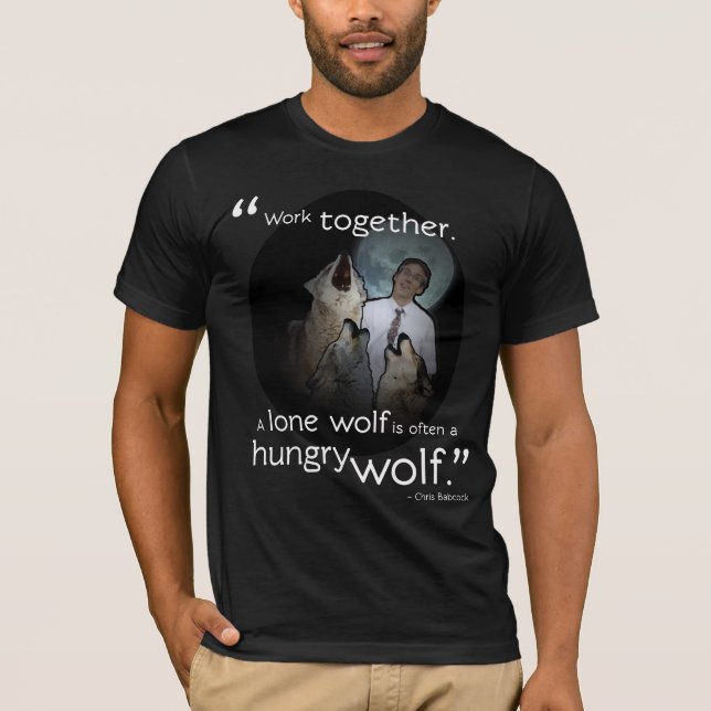 Camiseta Lua Babcock do lobo (Frente)