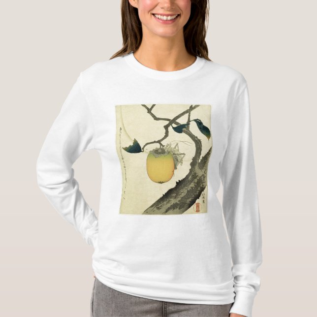 Camiseta Lua, caqui e gafanhoto, 1807 (Frente)