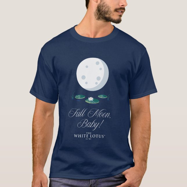 Camiseta Lua Cheia, Bebê! - O Lotus Branco (Frente)