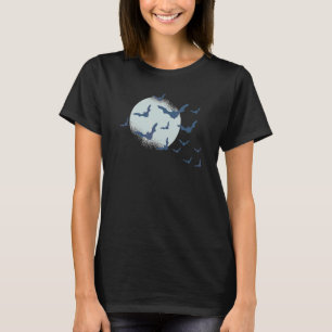 Camiseta Lua Cheia Morcego É Projetado Para Aqueles Que Apr