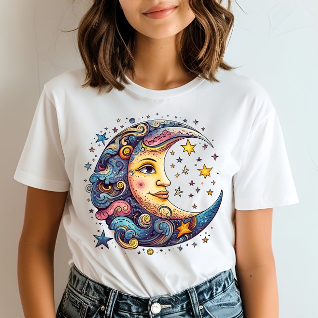 Camiseta Lua crescente (Criador carregado)