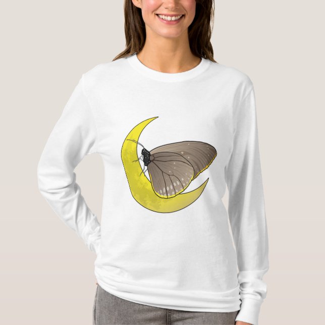 Camiseta Lua da borboleta (Frente)