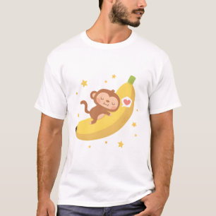 Camiseta Lua De Banana, Macaco-Gato