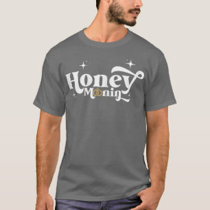Camiseta Lua de mel das mulheres Noiva Noivo lua de mel