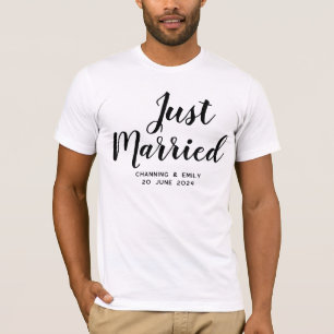 Camiseta Lua de Mel Personalizada para Recém-Casados