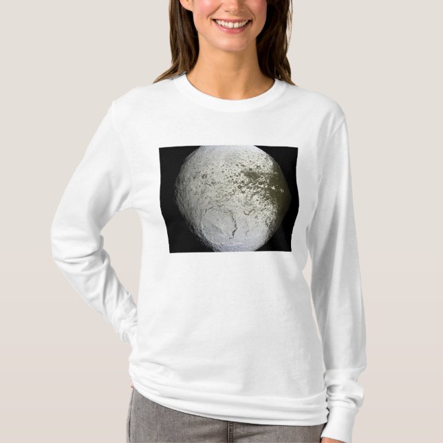 Camiseta Lua de Saturno Iapetus 2 (Frente)