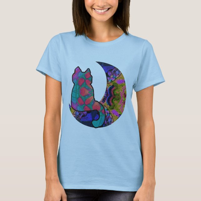 CAMISETA LUA DO GATINHO (Frente)