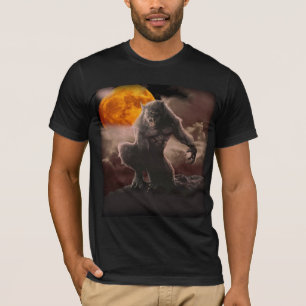 Camiseta Lua do sangue do homem-lobo