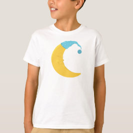 Camiseta Lua Dormindo, Lua Amarela, Lua Fresca, Bela Noite