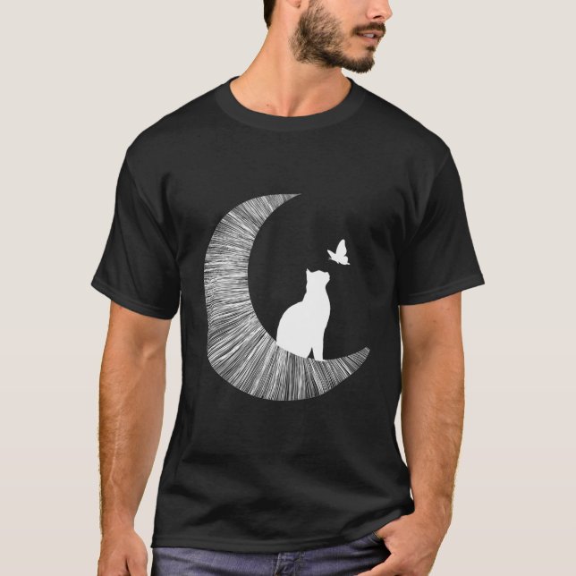 Camiseta Lua E Gato (Frente)