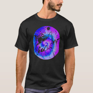 Camiseta Lua E Lobos Lobos Animais Selvagens