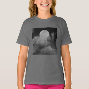 Camiseta Lua e Nuvens Sobre Kansas