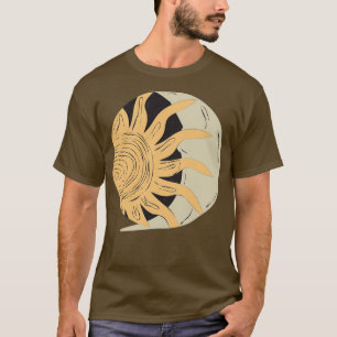 Camiseta Lua e sol se abraçando