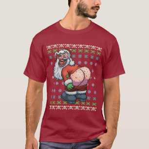 Camiseta Lua feia do papai noel