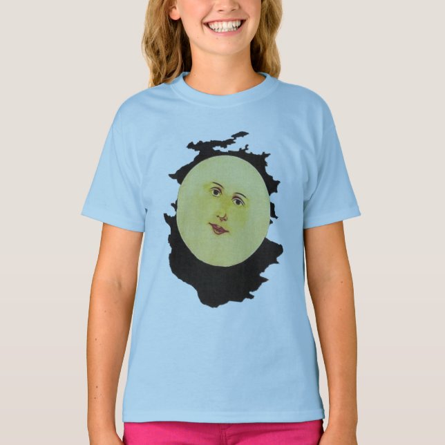 Camiseta lua feliz (Frente)