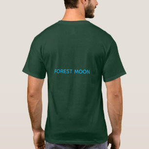 CAMISETA LUA FLORESTA NATUREZA AMARELA