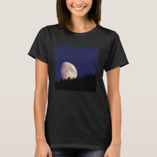 Camiseta Lua & Floresta   Parque Nacional Glacier Montana