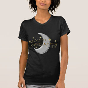 Camiseta Lua lúcido e estrelas do sonhador