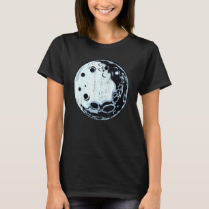 Camiseta Lua Lunar Art Humor Mulheres Orgulhadas