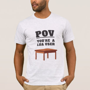 Camiseta Lua mesa