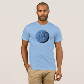 Camiseta Lua MST3K (Azul Bebê)