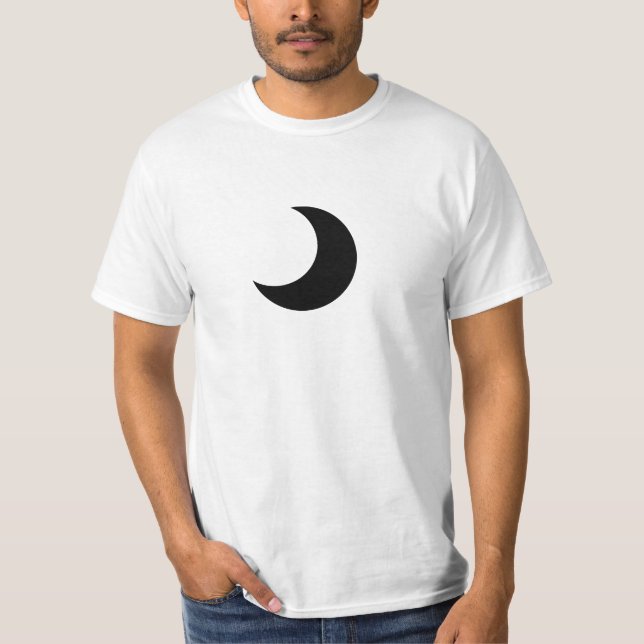 Camiseta lua preta (Frente)