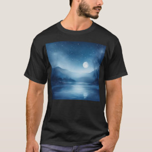 Camiseta Lua-Relida Águas Um Sonho Noturno