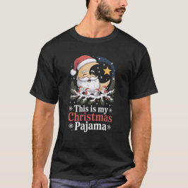 Camiseta lua sant e pássaros sant Este É o Meu Natal