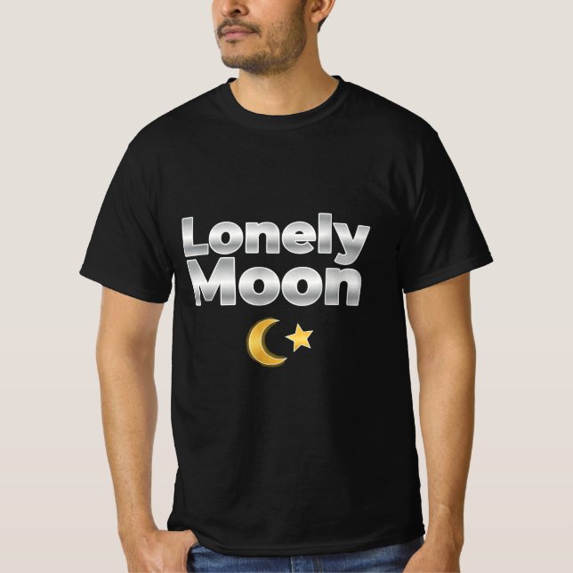 Camiseta Lua Solitária  C (Frente)