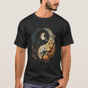 Camiseta Lua Sun Yin Yang Day and Night 2