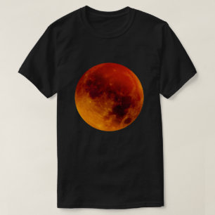 Camiseta Lua super do sangue azul