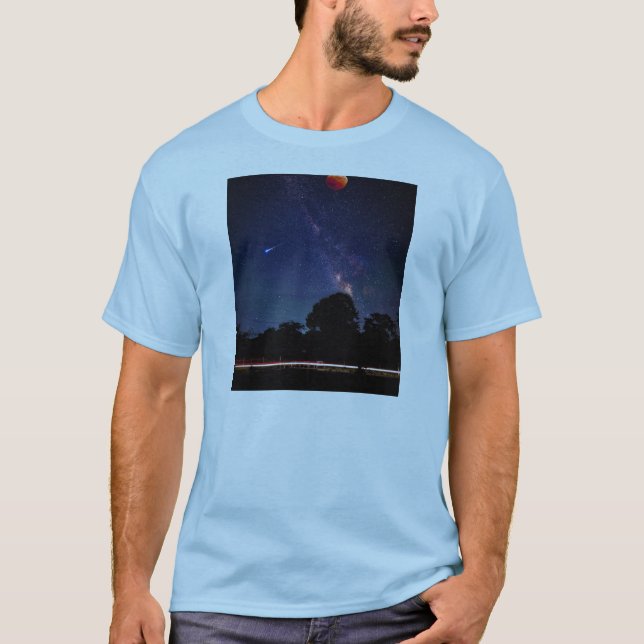 Camiseta lua vermelha (Frente)