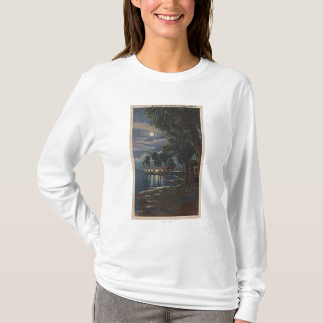 Camiseta Luar em um Florida BeachFlorida (Frente)