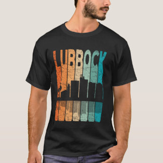 Camiseta Lubbock Vintage Lubbock Texas Retro Linha de Lubbo