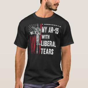 Camiseta Lubrifico meu AR-15 com dono de arma de lágrimas l