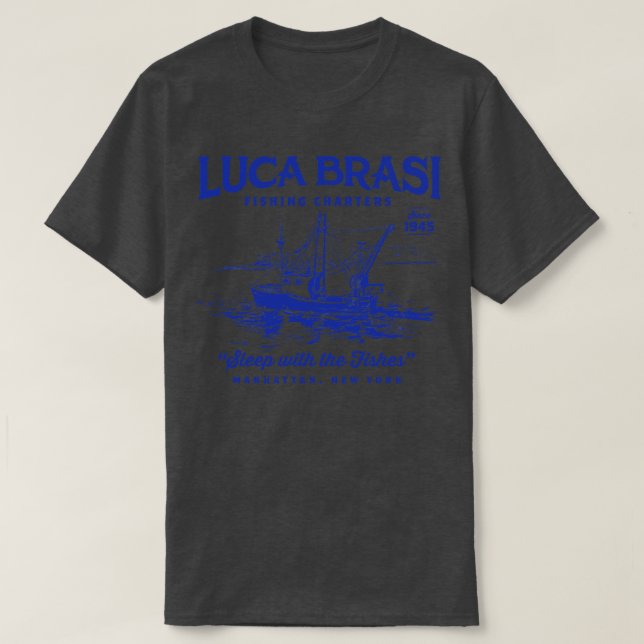 Camiseta Luca Brasi - Charters de Pesca (Frente do Design)