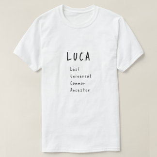 Camiseta LUCA Last Universal Common Ancestor Science Graphi