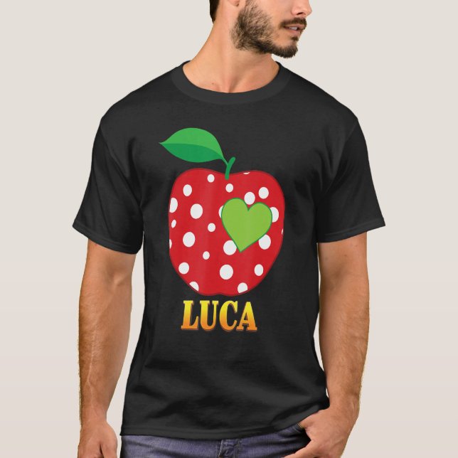 Camiseta Luca Love School Back To School Boy Study Te (Frente)